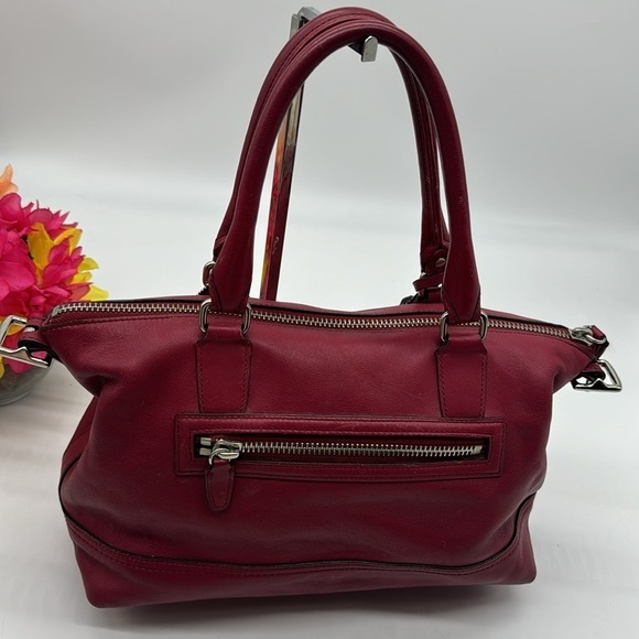 Coach Legacy Molly Eastwest Red Leather Shoulder Bag CP6628A - Picture 6 of 14